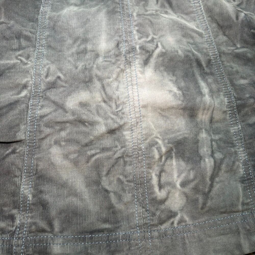 Free People Modern Femme Corduroy Mini Skirt - Charcoal Grey - Size 4 - Picture 3 of 8